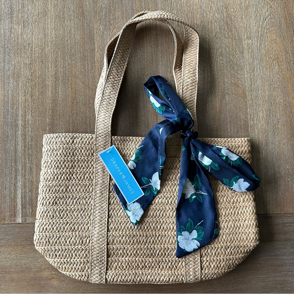 Draper James star handbag with floral scarf